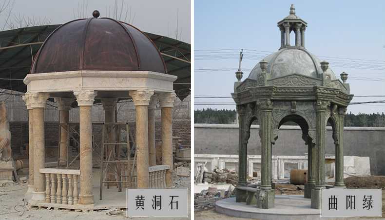 歐式景觀亭子，石雕大理石亭子，河北涼亭廠家