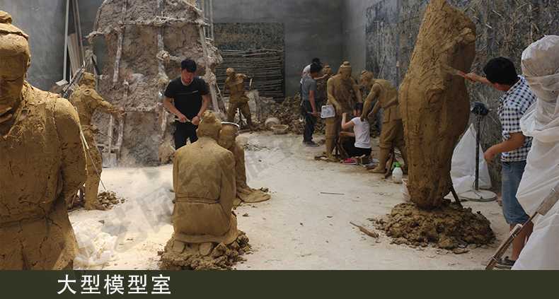 銅雕塑模型室，銅雕塑模型