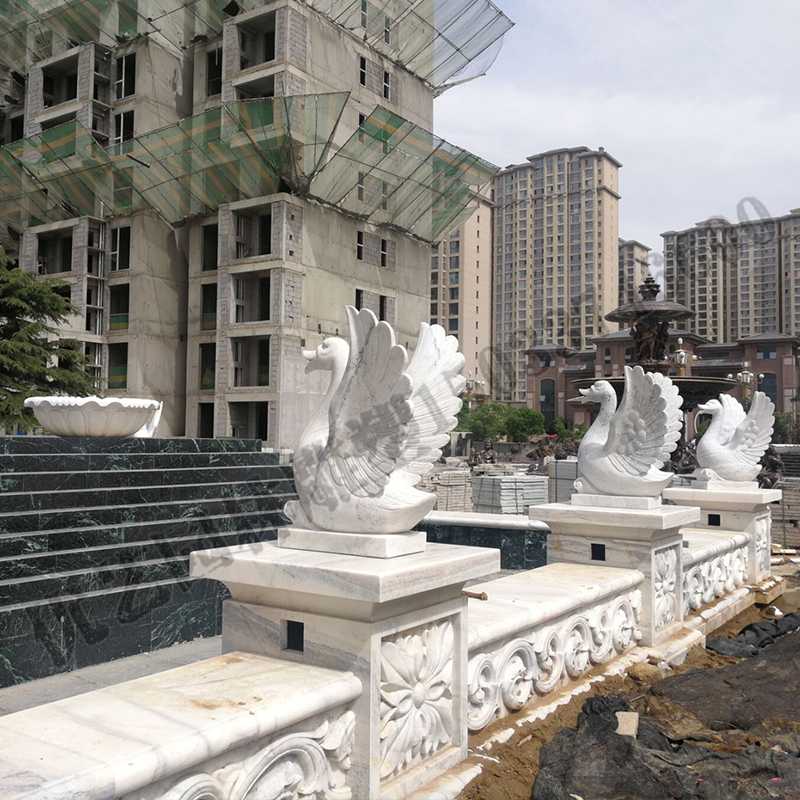 石雕噴泉，石雕天鵝噴泉，大理石天鵝噴泉2.jpg